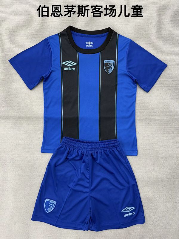 Niño_kids kit 25-26 Bournemouth away soccer jersey size 16-28